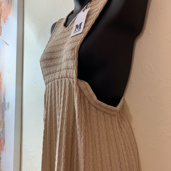 MISSONI Sz 48 EUR USA 12 NEW LUREX DRESS GOLD NWT - Picture 3 of 14